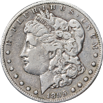 1895-S Morgan Silver Dollar F/VF Details Key Date Nice Strike