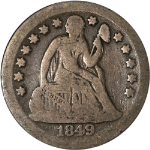 1849-O Seated Liberty Dime - Micro &#39;O&#39;