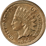 1864 &#39;CN&#39; Indian Cent Nice BU+ Great Eye Appeal Strong Strike