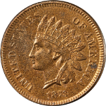 1873 Indian Cent Open &#39;3&#39; Nice AU/BU Nice Eye Appeal Nice Strike