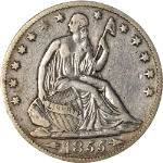 1855-O Seated Half Dollar - Arrows At Date