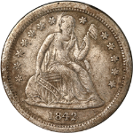 1842-O Seated Liberty Dime - VF/XF Details