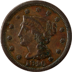 1846 Large Cent - Medium Date