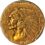1915 Indian Gold $2.50 PCGS MS63 Decent Eye Appeal Nice Strike