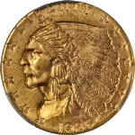 1926 Indian Gold $2.50 PCGS MS63 Great Eye Appeal Strong Strike