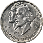 1937-D Arkansas Commem Half Dollar PCGS MS64 Nice Eye Appeal Nice Strike