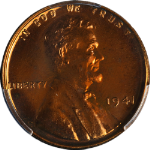 1941 Lincoln Cent Proof PCGS PR65 RB Nice Luster Strong Strike
