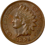 1891 Indian Cent