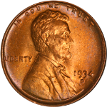1934-D Lincoln Cent - GEMMY