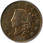 1833 Large Cent N.1 R.2 PCGS MS61BN Nice Luster