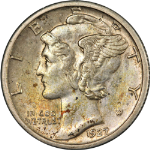 1927-S Mercury Dime Choice AU/BU Nice Eye Appeal Strong Strike