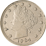 1904 Liberty V Nickel