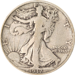 1917-P Walking Liberty Half