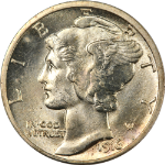 1916-S Mercury Dime PCGS MS65 FB Nice Eye Appeal Strong Strike