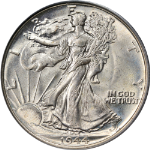 1944-P Walking Liberty Half PCGS MS66 Blast White Superb Eye Appeal