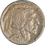 1937-D Buffalo Nickel 3 Legs PCGS AU Details Nice Eye Appeal Strong Strike