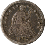 1857-O Seated Liberty Half Dime