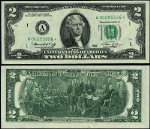 FR. 1935 A* $2 1976 Federal Reserve Note Boston A-* Block Choice CU+ Star