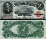 FR. 60 $2 1917 Legal Tender VF+