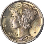 1919-S Mercury Dime CAC Sticker PCGS MS64 Superb Eye Appeal Nice Strike