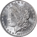 1880-CC Morgan Silver Dollar 8/7 Reverse of 78 PCGS MS64 Blast White