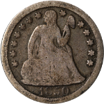 1850-P Seated Liberty Dime