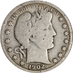 1902-O Barber Half Dollar