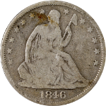 1846-O Seated Half Dollar