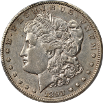 1893-CC Morgan Silver Dollar PCGS AU50 Key Date Nice Eye Appeal Strong Strike