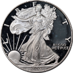 2002-W Silver American Eagle $1 ICG PR70 Deep Cameo