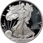 2003-W Silver American Eagle $1 ICG PR70 Deep Cameo