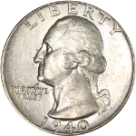 1940-P Washington Quarter