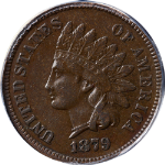 1879 Indian Cent ANACS EF40 Great Eye Appeal Nice Strike