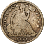 1839-O Seated Liberty Half Dime