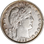 1899-P Barber Half Dollar