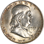 1951-P Franklin Half Dollar