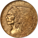 1927 Indian Gold $2.50 NGC MS61 Nice Eye Appeal Strong Strike