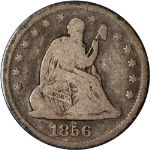 1856-P Seated Liberty Quarter