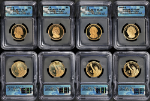 2007-S Presidential 4 Coin Dollar Set ICG PR70 DCAM