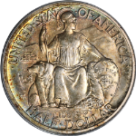 1936-D San Diego Commem Half Dollar PCGS MS64 Superb Eye Appeal Strong Strike