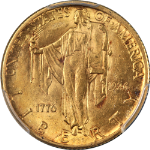 1926 Sesquicentennial Commemorative Gold $2.50 PCGS MS62 Nice Strike