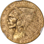 1928 Indian Gold $2.50 NGC MS62 Great Eye Appeal Strong Strike