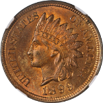 1899 Indian Cent NGC MS64 RB Superb Eye Appeal Strong Strike