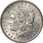 1878-P 7TF Rev 79 Morgan Silver Dollar ANACS MS60 Details