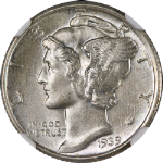 1939-D Mercury Dime NGC MS65 FB Great Eye Appeal Strong Strike