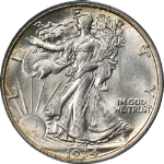 1934-P Walking Liberty Half PCGS MS65 Superb Eye Appeal Strong Strike