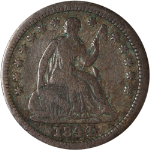 1844-P Seated Liberty Half Dime