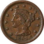 1854 Large Cent