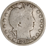 1896-P Barber Quarter