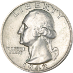 1942-S Washington Quarter